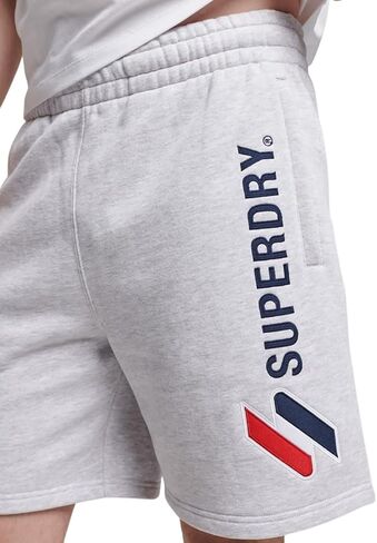 شورت رياضي رجالي من Superdry مزين برمز Code، مقاس مريح، خصر برباط in Kuwait