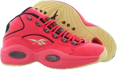 Reebok Question Mid Mens Shoes Size 8.5, Color: Red/Gold/Black in Saudi Arabia