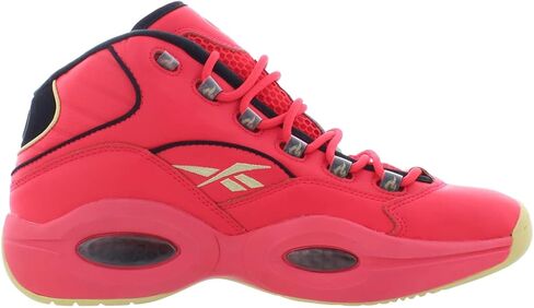 Reebok Question Mid Mens Shoes Size 8.5, Color: Red/Gold/Black in Saudi Arabia