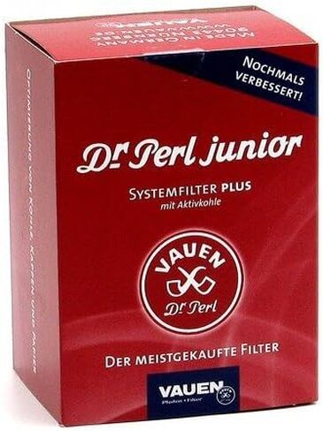 180 x 9mm Charcoal Pipe FILTERS VAUEN dr. Perl Junior by Vauen in Kuwait