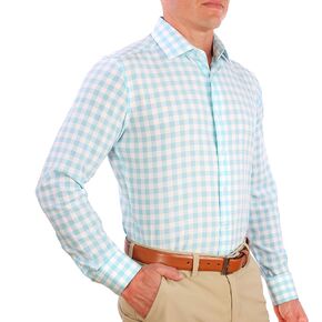 CC Performance Stretch Slim Fit Dress Shirts for Men | Wrinkle Resistant Long Sleeve Button Up Mens Dress Shirts in Kuwait