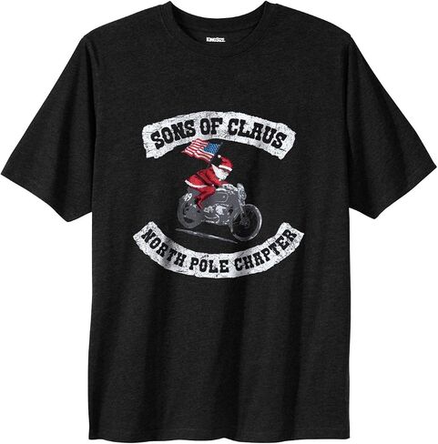 KingSize Men's Big & Tall Seasonal Graphic Tee in Saudi Arabia