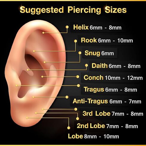 4PCS Stainless Steel Black Horseshoe Circular Barbell 16g 3mm Ball Spike Lip Earrings Septum Piercing Jewelry See More Sizes in Kuwait