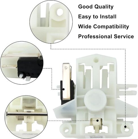 DD81-02132A DD81-01629A Dishwasher Door Latch Switch Replacement for Samsung Dishwasher DW80K5050UB/AA-00,DW80R5060US, DW80R5061UG,DW80F600UTW/AA-00,DW80F600UTW/AA-01,DW80K7050UG/AA in Saudi Arabia