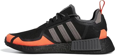 adidas Men's NMD R1 Running Shoe, Core Black/Grey Four/Solar Red, Size 8 in Saudi Arabia
