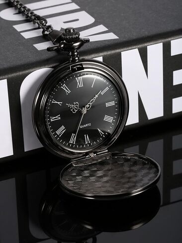 Pocket Watch Engraved Presents for Dad Father with Delicate Box, Christmas Birthday Fathers Day Present from Daughter Son Kid in Saudi Arabia