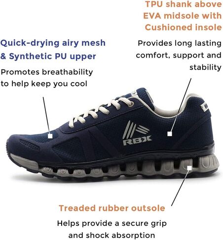 RBX Active Men's Airy Mesh Athletic Sneaker, Lightweight Running Training Shoe in Saudi Arabia