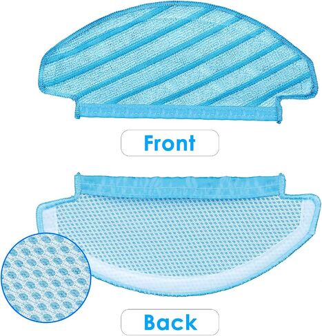 (15 Pieces) N10 Replacement Dust Bags for Ecovacs DEEBOT OZMO N10 N10 Plus T8 AIVI T8 Max, AIVI & T8 Series, T9 T9+ N8 Pro series DX93 DDX96, Vacuum Dust Collector Accessories Bag, Canister Bags in Saudi Arabia