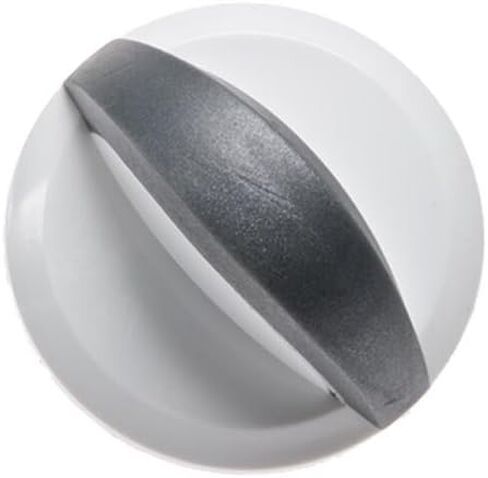 Whirlpool 8566022 Knob for Washer, White/Black in Saudi Arabia