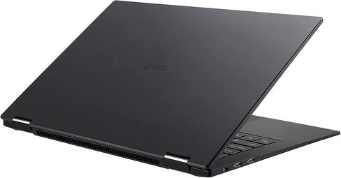 LG Gram 14T90P - كمبيوتر محمول 14 بوصة WUXGA (1920x1200) 2 في 1 خفيف الوزن بشاشة تعمل باللمس، Intel evo مع الجيل الحادي عشر من وحدة المعالجة المركزية Core i5، وذاكرة الوصول العشوائي 8 جيجابايت، و256 جيجابايت SSD، وبطارية 24.5 ساعة، Thunderbolt 4، أسود - 2 in Saudi Arabia