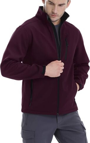 TRAILSIDE SUPPLY CO. سترات رجالية مبطنة بالصوف الناعم / معاطف شتوية خارجية / سترة واقية / مقاومة للماء متوسطة الوزن in Kuwait