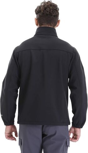 TRAILSIDE SUPPLY CO. Men's Softshell Fleece-Lined Jackets/Winter Outdoor Coats/Windbreaker/Medium-Weight Water-Repellent in Kuwait
