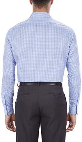 Van Heusen Men's Dress Shirt Regular Fit Flex Collar Check in Kuwait