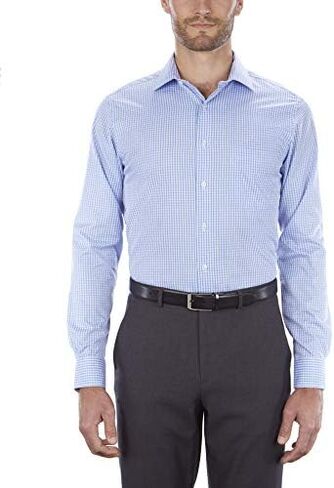 Van Heusen Men's Dress Shirt Regular Fit Flex Collar Check in Kuwait