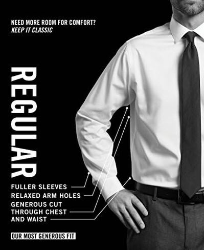 Van Heusen Men's Dress Shirt Regular Fit Flex Collar Check in Kuwait