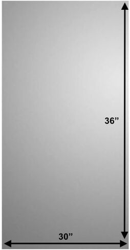 Stainless Steel Backsplash, 36" X 30", Flat Panel in Kuwait