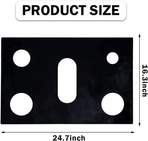 Stove Protector - Non Stick Stove Protector for Gas Range Compatible with Stove top Samsung Gas Range NX58F5500SS NX58J5600SG NX58K3310SS NX58K7850SG NX58R5601SS NX58K7850SS NX58R4311SG NX58R4311SS in Saudi Arabia