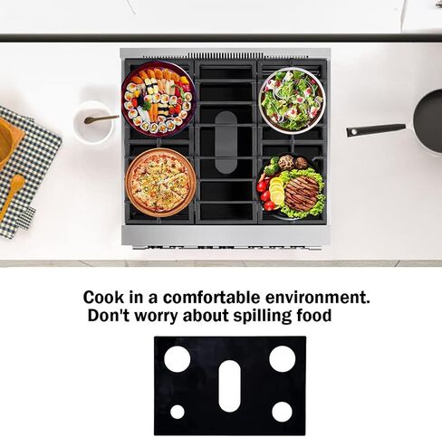 Stove Protector - Non Stick Stove Protector for Gas Range Compatible with Stove top Samsung Gas Range NX58F5500SS NX58J5600SG NX58K3310SS NX58K7850SG NX58R5601SS NX58K7850SS NX58R4311SG NX58R4311SS in Saudi Arabia