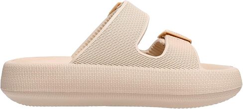 OCIOVAN Pillow Slippers Slides for Women and Men, Non-Slip Massage Foam Shower Bathroom Home Floor Thick Sole Quick Drying Womens Mens Sandals, Soft Comfortable EVA Platform Open Toe Slides Shoes in Saudi Arabia