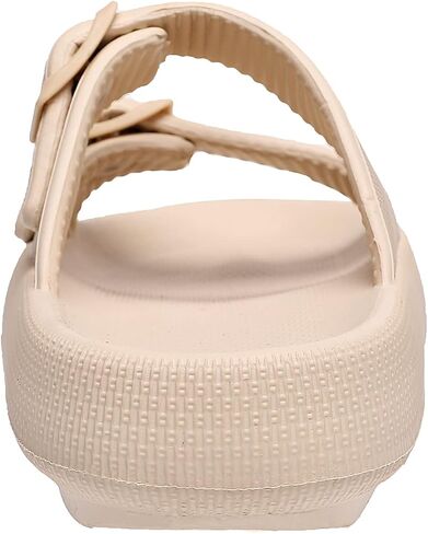 OCIOVAN Pillow Slippers Slides for Women and Men, Non-Slip Massage Foam Shower Bathroom Home Floor Thick Sole Quick Drying Womens Mens Sandals, Soft Comfortable EVA Platform Open Toe Slides Shoes in Saudi Arabia