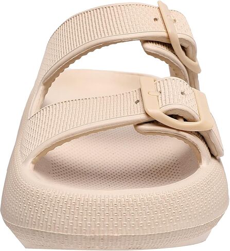 OCIOVAN Pillow Slippers Slides for Women and Men, Non-Slip Massage Foam Shower Bathroom Home Floor Thick Sole Quick Drying Womens Mens Sandals, Soft Comfortable EVA Platform Open Toe Slides Shoes in Saudi Arabia