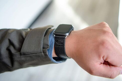 GAME TIME Chicago Bears Premium Leather Watch Band Compatible with Apple Watch in Saudi Arabia