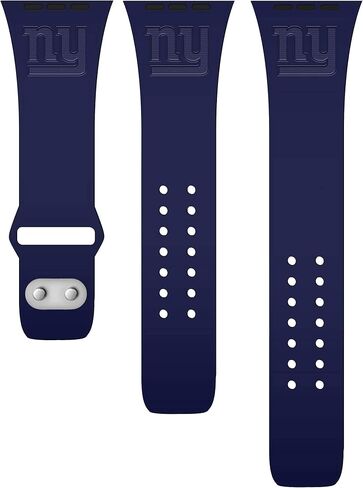 GAME TIME New York Giants Engraved Silicone Sport Watch Band Compatible with Apple Watch in Saudi Arabia