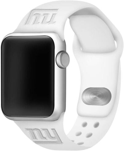 GAME TIME New York Giants Engraved Silicone Sport Watch Band Compatible with Apple Watch in Saudi Arabia