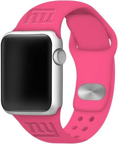GAME TIME New York Giants Engraved Silicone Sport Watch Band Compatible with Apple Watch in Saudi Arabia