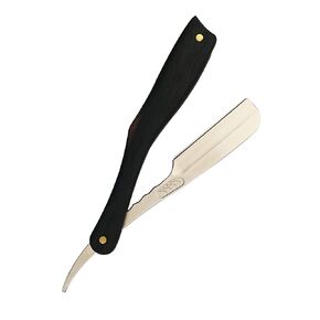 Straight Razor Shaving Solid Wood Handle and Saki Shears Blade (Ebony) in Saudi Arabia