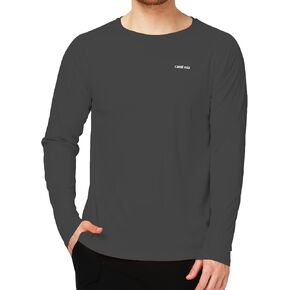 Camii Mia Mens Long Sleeve Sun Protection Shirts, Sun Shirts for Men UPF 50+ SPF T-Shirts for Fishing, Running, Hiking in Kuwait