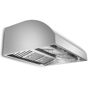 Blaze Outdoor 42 Inch 304 Grade Stainless Steel Vent Hood with 2000 CFM Blowers, Higher Installation, Adjustable Light, and Commercial Style Baffles in Saudi Arabia