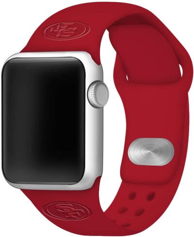 GAME TIME San Francisco 49ers Engraved Silicone Sport Watch Band Compatible with Apple Watch in Saudi Arabia
