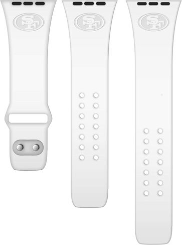 GAME TIME San Francisco 49ers Engraved Silicone Sport Watch Band Compatible with Apple Watch in Saudi Arabia