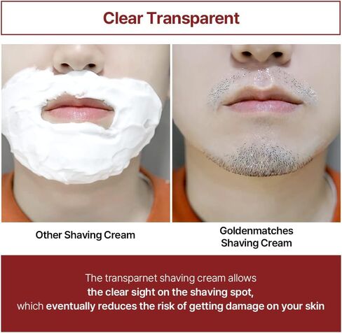 Goldenmatches Shaving Cream for Men Travel Relief Shave Butter (6.8 fl ounce, 1) in Saudi Arabia