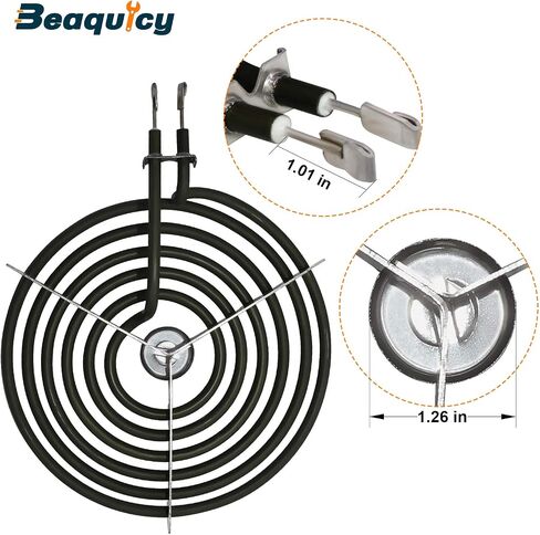 Beaquicy WB30M1 Stove Burner Surface Element with WB30M1 WB30M2 Surface Element Kit in Saudi Arabia