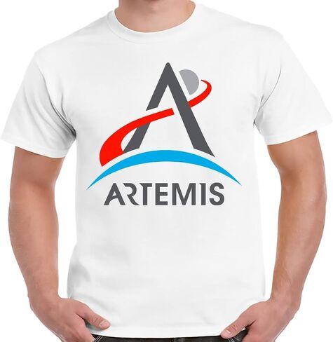 Future of Flight NASA Artemis Program Logo White Shirt in Saudi Arabia