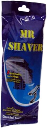 Mr. Shaver Disposable Twin Razor Blades 5 In 1 Pack in Saudi Arabia