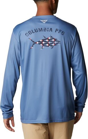 Columbia Men's Terminal Tackle PFG Fish Fill Ls in Saudi Arabia