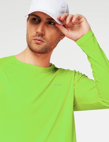 Camii Mia Mens Long Sleeve Sun Protection Shirts, Sun Shirts for Men UPF 50+ SPF T-Shirts for Fishing, Running, Hiking in Kuwait