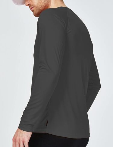 Camii Mia Mens Long Sleeve Sun Protection Shirts, Sun Shirts for Men UPF 50+ SPF T-Shirts for Fishing, Running, Hiking in Kuwait