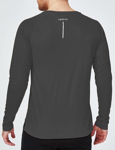 Camii Mia Mens Long Sleeve Sun Protection Shirts, Sun Shirts for Men UPF 50+ SPF T-Shirts for Fishing, Running, Hiking in Kuwait