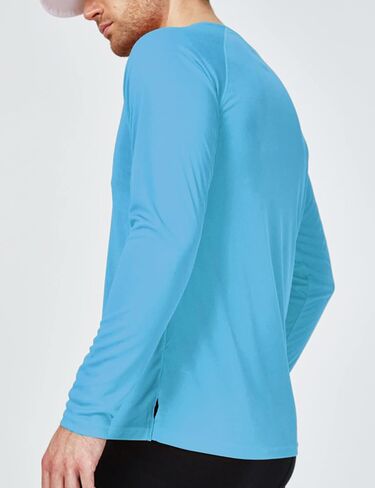 Camii Mia Mens Long Sleeve Sun Protection Shirts, Sun Shirts for Men UPF 50+ SPF T-Shirts for Fishing, Running, Hiking in Kuwait