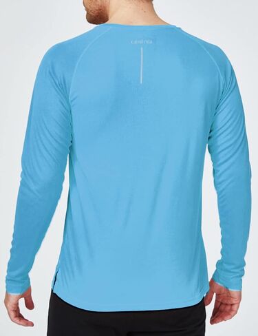 Camii Mia Mens Long Sleeve Sun Protection Shirts, Sun Shirts for Men UPF 50+ SPF T-Shirts for Fishing, Running, Hiking in Kuwait