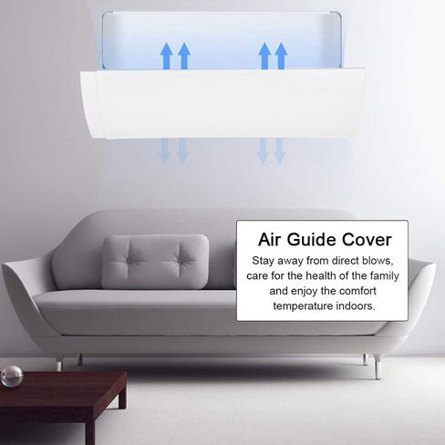 Air Conditioner Windshield Cover, Anti Direct Blowing Adjustable Scalable Baffle AirConditioner Wind Deflector Air Guide Cover in Kuwait