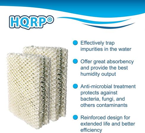HQRP 4-Pack Wick Filter Compatible with Kenmore 14911/32-14911; Canadian Kenmore 29973, 29975, 29985, 29986, 29987, 29614, 29802 Humidifier in Saudi Arabia