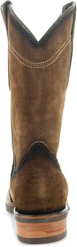 Soto Boots Men's Suede Burnished Cowboy Boots H50037 in Saudi Arabia