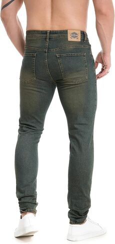 TEGIAS Men's Slim-Fit Stretch Jeans Classic Comfort Regular Fit in Saudi Arabia