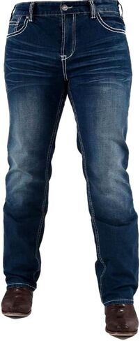B. Tuff Western Jeans Mens Magnum Bootcut Medium Wash Magnum in Kuwait