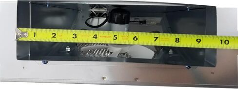 20" Black Rear Ducted RV Range Hood (12 Volt DC) in Saudi Arabia